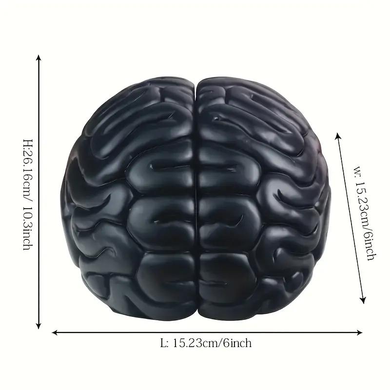 2pcs Heavy Duty Bookends Extra Strong Brain-Shaped Bookends