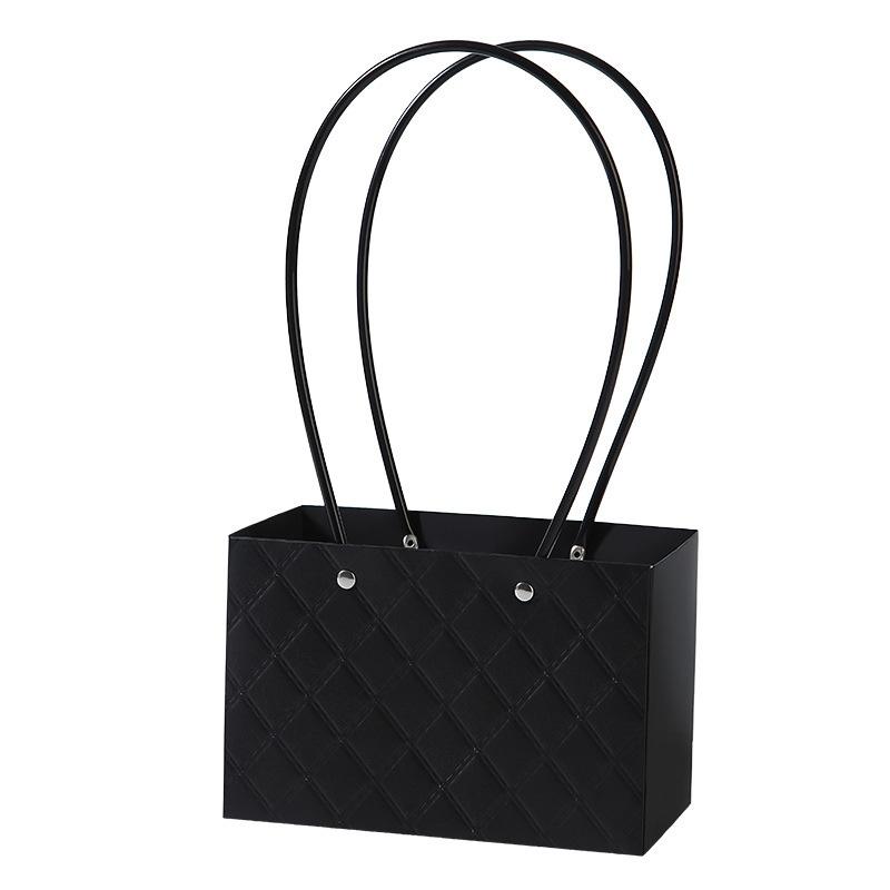 1 шт., сумка для упаковки цветов, портативная с ручкой, роза, крафт-бумага, красочная коробка для цветов, подарок на день рождения, свадебная вечеринка