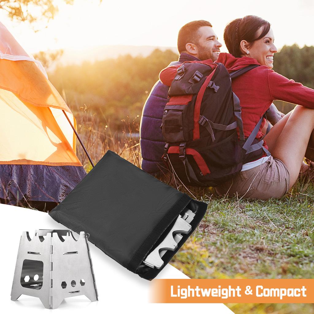 Складная походная печь, дровяная печь, портативная походная печь из нержавеющей стали, спиртовая печь