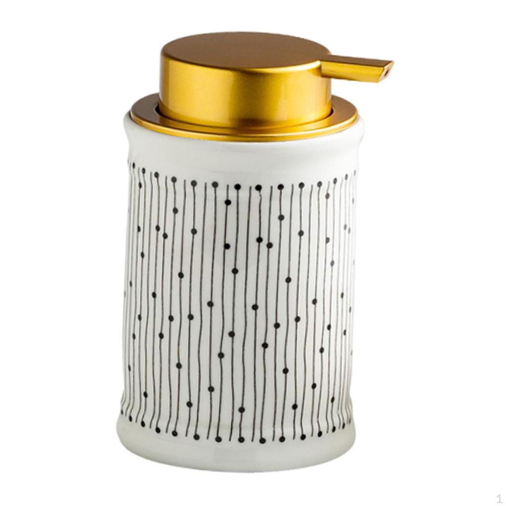 Диспенсер для мыла для рук с пеной, легко заполняемый контейнер объемом 320 мл, пенящийся насос, бутылка для семьи