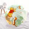 Winnie-the-Pooh, Tiger Automatic Opening and Closing Umbrella - 8 Ribs Portable Folding Umbrella with Plastic Handle, Suitable for Leisure a