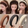 Fashion Sponge High Skull Top Hair Hoop Hair Bands for Women Girls Solid Color Headbands Wide Hairband Hair Accessories Headwear