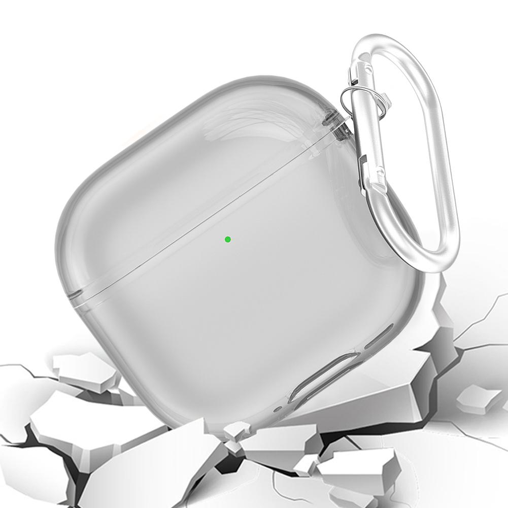 Прозрачный чехол для наушников AirPods 4 (2024) Чехол для зарядки TPU Прозрачный защитный чехол Чехол для беспроводных наушников