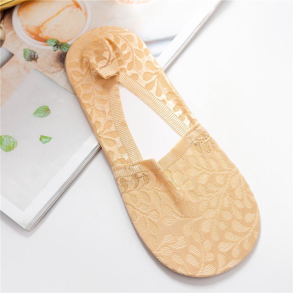 Летние женские тапочки с низким вырезом, бесшовные шелковые носки-лодочки, силиконовые нескользящие ультратонкие дышащие невидимые носки