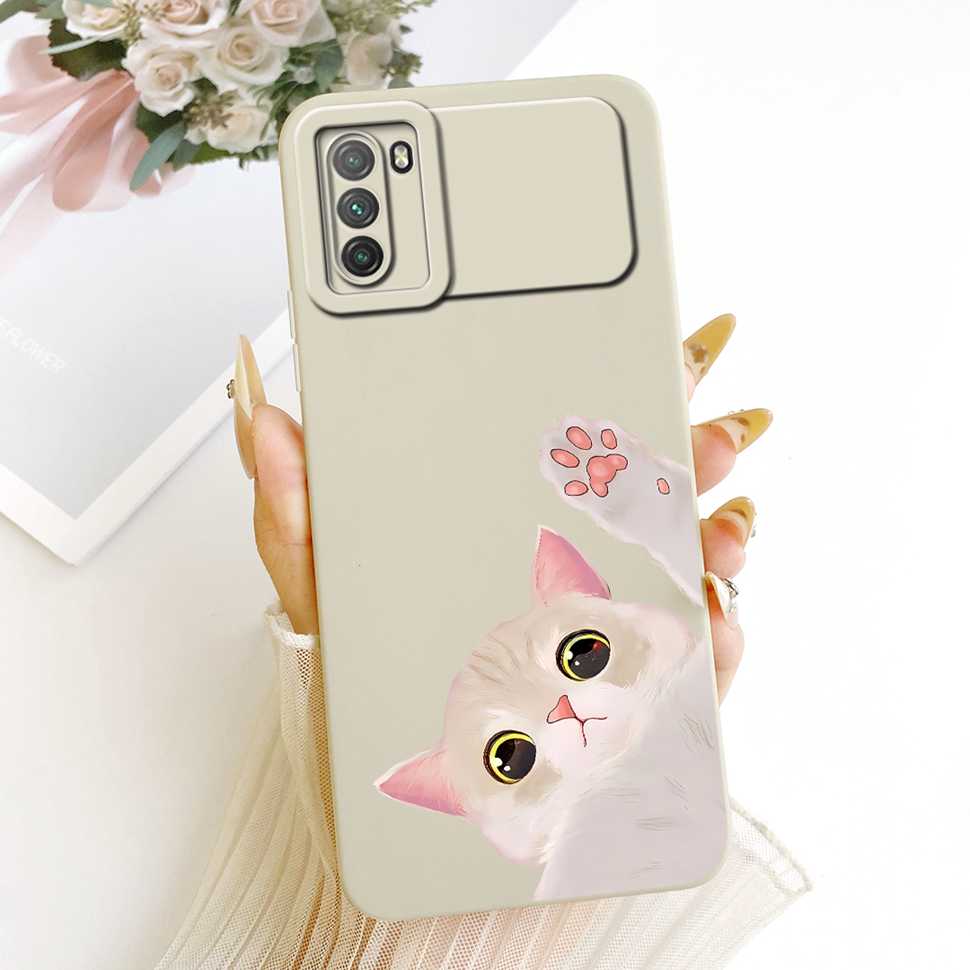 For Xiaomi Poco M3 Case PocoM3 Cute Rabbit Soft Silicone Back Cover For Xiaomi Poco M3 Case 6.53'' Phone Cover Bumper Fundas