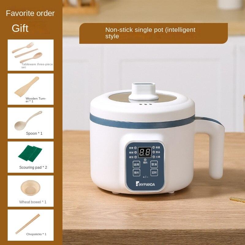 Electric Caldron Multi-Functional Electric Frying Pan Integrated Small Electric Pot Electric Food Warmer Electric Chafing Dish Rice Cooker