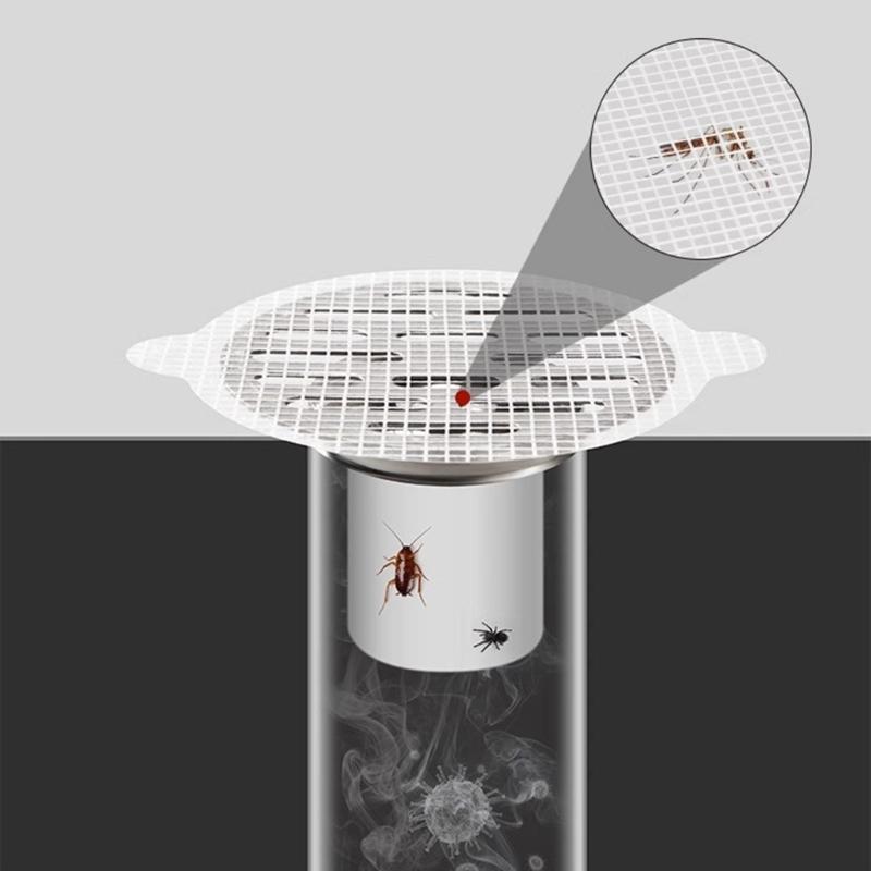 Round Kitchen Floor Drain Stickers Convenient Kitchen Sink Drain Cover Effective Round Kitchen Drain Cover for Kitchen