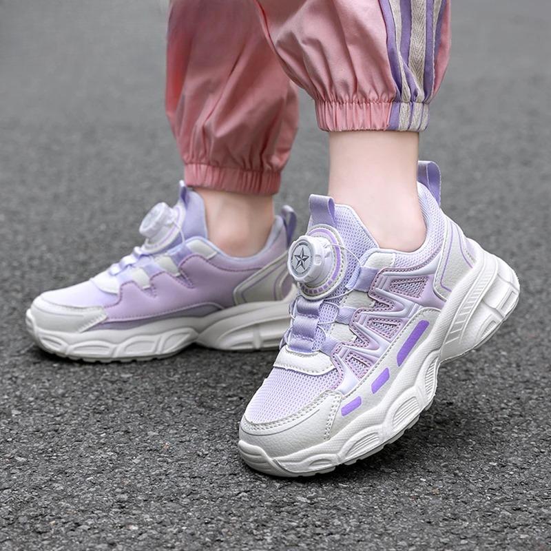 Summer Girls Sneakers Breathable Lightweight Kids Running Shoes Fashion Casual School Walking Footwear