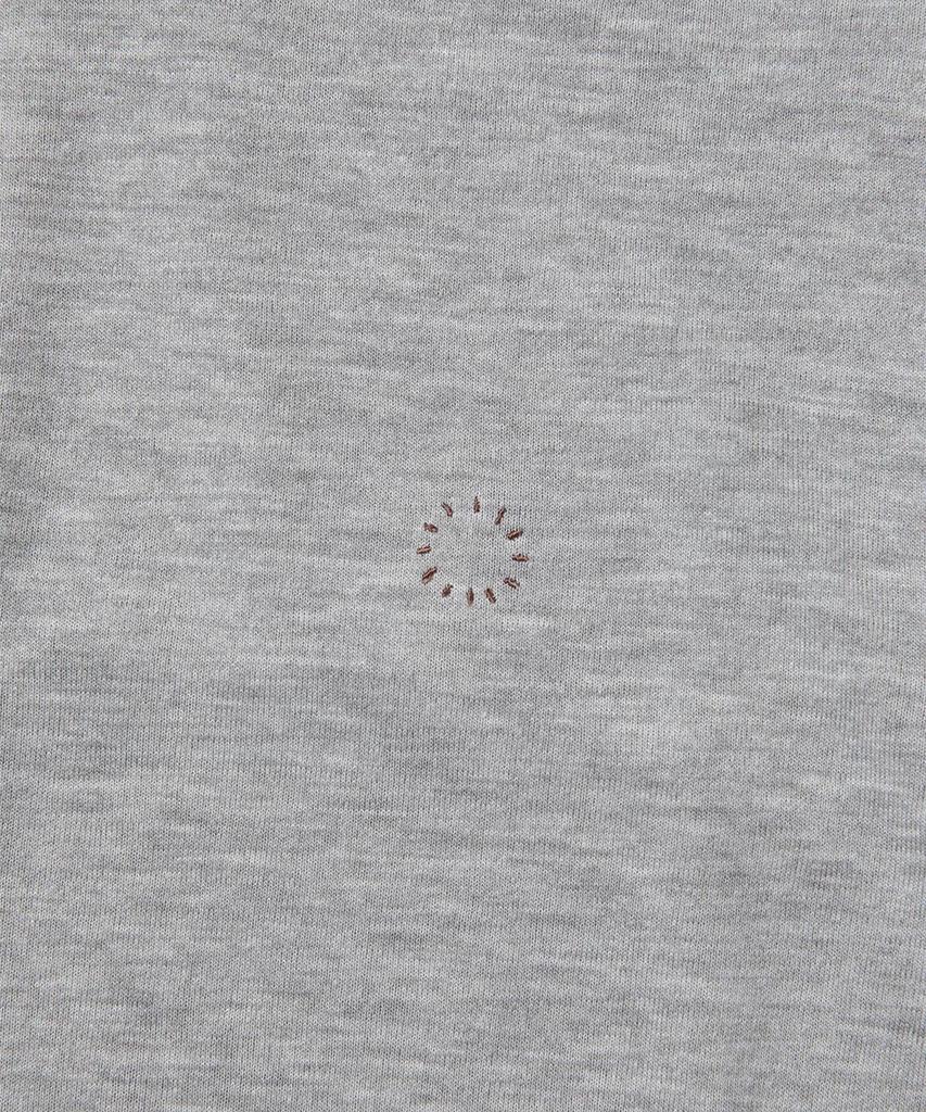 PANICALE Slim Fit Embroidered Turtleneck T-Shirt [2 Colors]