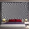 Fashionable Home Decor Tapestry Living Room Bedroom Tapestry Abstract Geometric Swirl Pattern