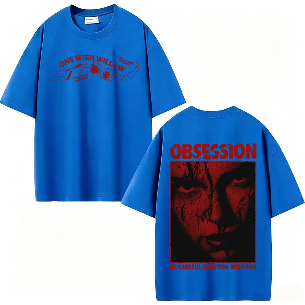 One Wish Willow Obsession 2026 Movie Merch Tshirt Unisex Unisex Harajuku Retro Classic T Shirts Loose 100 Cotton Oversized T Shirt