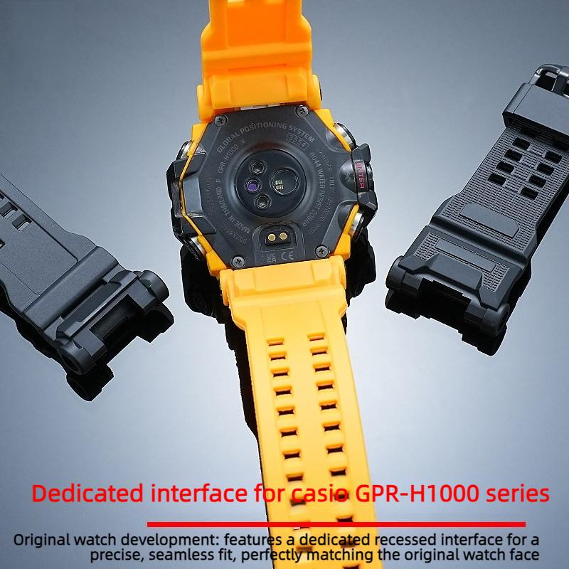 GPRH1000 Силиконовый ремешок для часов Для G-SHOCK Casio 3554 Cat Man Three GPR-H1000 Резиновый силиконовый Браслет ремешок для часов Мужской ремешок пояс