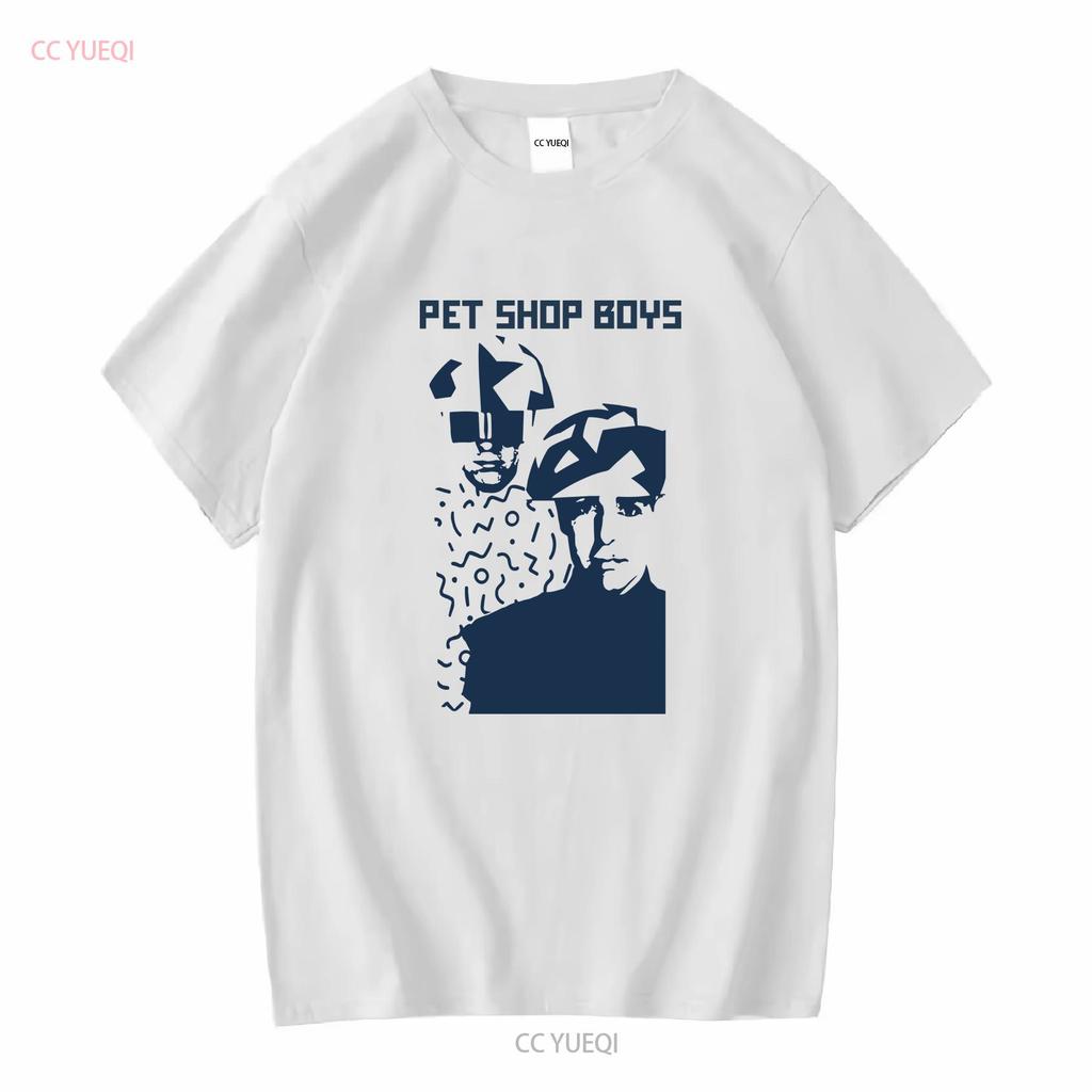 PET SHOP BOYS T Shirt retro cool hot new long or short sleeves vintage Washed Breathable Comfortable Slightly Versatile graphic