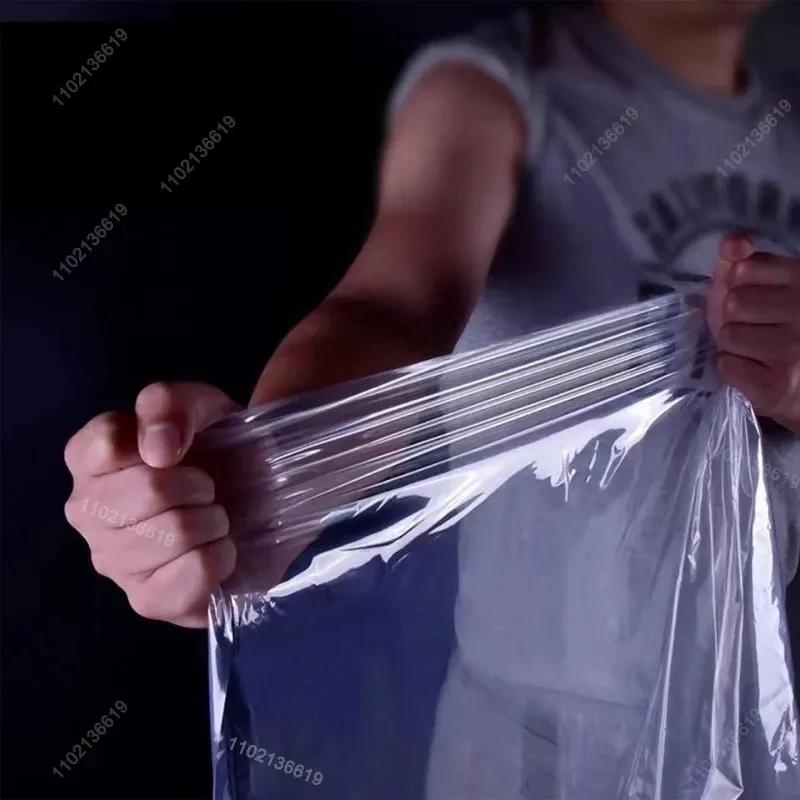 Прозрачный водонепроницаемый брезент для сада, непромокаемый прозрачный полиэтиленовый брезент, укрытие для растений, изоляционная ткань для сарая с люверсами