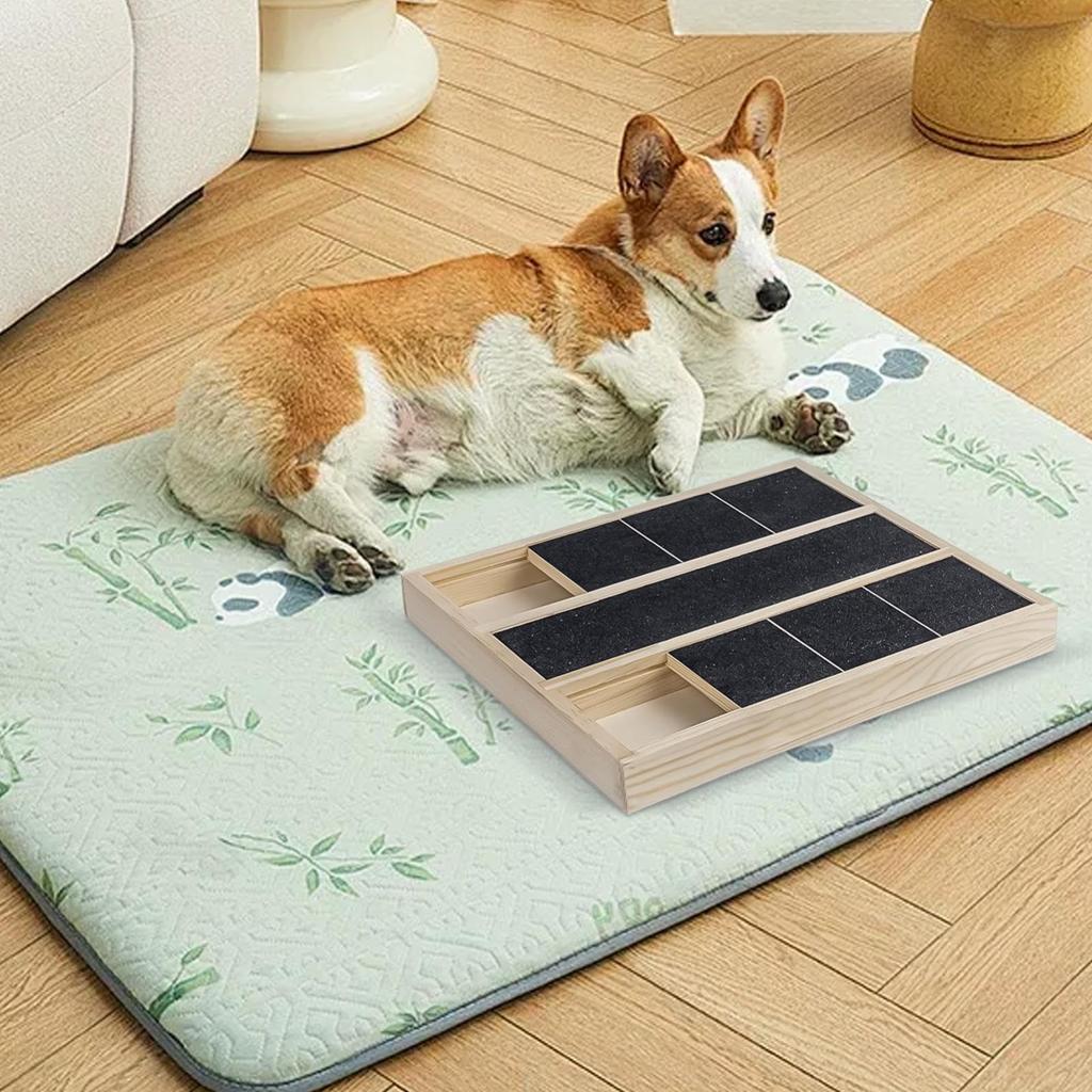 Dog Nail Scratch Board, Dog Nail Scratch Board With , Pull-Out Dog Nail File Board, Adjustable Height Dog Nail Scratching Board For All Breeds Dogs