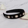 MAIA Velvet Antique Pearl Hairband