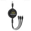 knuz4 Three-in-one Fast-charging Charging Cable IPhone Charger USB Data Cable For Chevrolet Cruze Spark Captiva Suburban Camaro Malibu