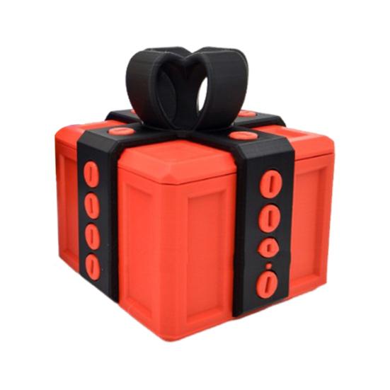 3D раздражающая подарочная коробка с винтами, подарочная коробка-головоломка с поворотным механизмом для хранения, интерактивная настольная коробка для розыгрышей для рождественского домашнего декора