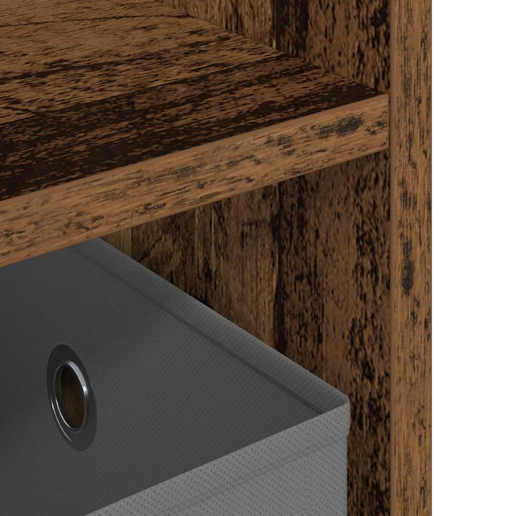 TV Stand with Drawers Reclaimed Wood Look 79 x 40 x 48 cm