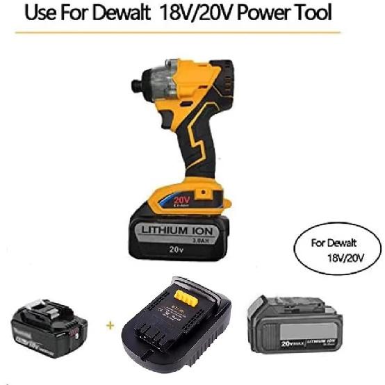 Адаптер для аккумулятора Makita 18V переключатель на Dewalt Mt20Dl для инструментов Dewalt 18V 20V для литий-ионного аккумулятора Makita Bl1830 Bl1860 Bl1815