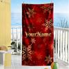 Rose Personalized Name Beach Towel Soft Durable Quick-Dry For Beach Bathroom Outdoor Swimming Pool Camping Picnic Yoga Diving Vacation Accessories