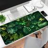 1pc Monstera Forest Green Mouse Pad Large Computer Office Game Table Mat 90x40 XXL Rubber Anti-slip Keyboard Mats Long Desk Pads