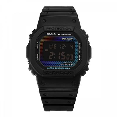 G Shock DW 5600RW 1DR DW 5600RW 1 5600 SerieS DIGITAL SQUARE SPORTS Soldier Rainbow Мужские часы из искусственной кожи
