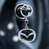 1 шт. 3D Металлический Значок Автомобиля Брелок Цинковый Сплав Брелоки Автоаксессуары Для Mazda 6 3 CX5 5 2 323 CX7 Demio Atenza Axela MX30 CX30 CX3 CX9 RX8 RX7