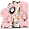 Магнитное металлическое кольцо-подставка Бронированный чехол Для Honor X9c Smart X60 5G Слайдер-окно Защита объектива ТПУ-каркас Пластиковая крышка телефона