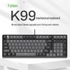 Проводная механическая игровая клавиатура Fuller K99: 99-клавишная универсальная клавиатура для настольного компьютера, ноутбука, офиса, киберспорта, интернет-кафе.