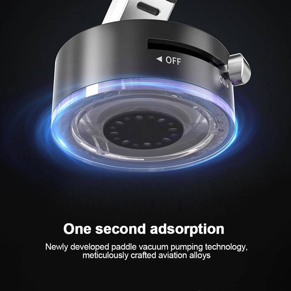 Вакуумная магнитная присоска складная поворотная подставка двухсторонняя присоска с сильным магнитом вакуумная присоска крепление автомобильный держатель для iPhone/Android