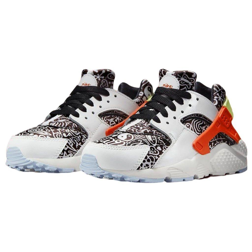 Nike Детские кроссовки Huarache Run SE GS Doodle White Summit-White Picante-Red DV2243-100