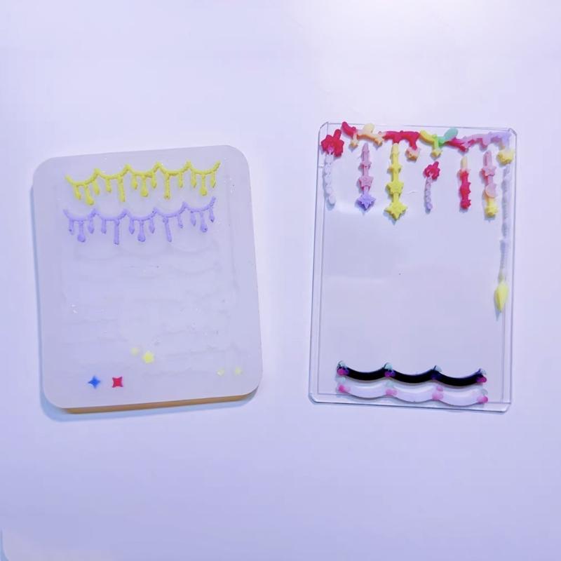 Силиконовая форма для игральных карт, крошечный бантик, звезда, теннисная форма, наполнитель, ремесло, 3D одежда, сделай сам, поделки ручной работы