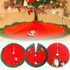 Merry Christmas Tree Skirts with Bandage Blanket Carpet Natal Gift New Year Christmas Decorations for Home Tree Skirt