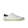 Skate Star White Ice Suede Toe Leather Quarter Black Heel Tab Sneakers