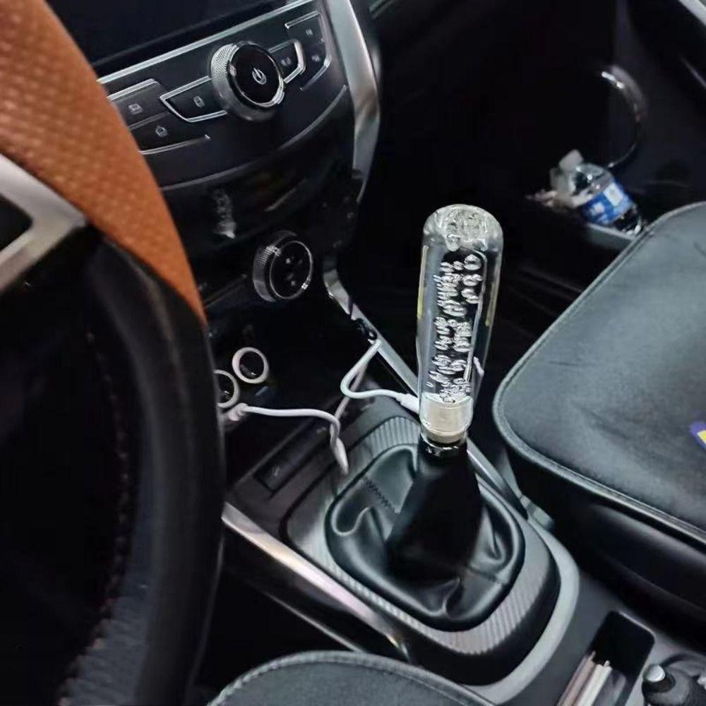 Shift Head Car-styling Car Shift Knob LED Light Shifter Manual Gear Stick Knob Bubble Shifter Lever