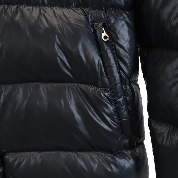 Пуховик DUVETICA 42 черный капюшон Женский Б/У