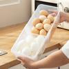Expandable Refrigerator Plastic Storage Box With Partition Fruit Vegetable Storage Container Egg Box Kitchen Organizer