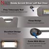 NHILES Left Driver Side Sun Visor Compatible With Honda Accord 2008 2009 2010 2011 2012 2013 2014 2015 2016 2017 With Light Replaces #