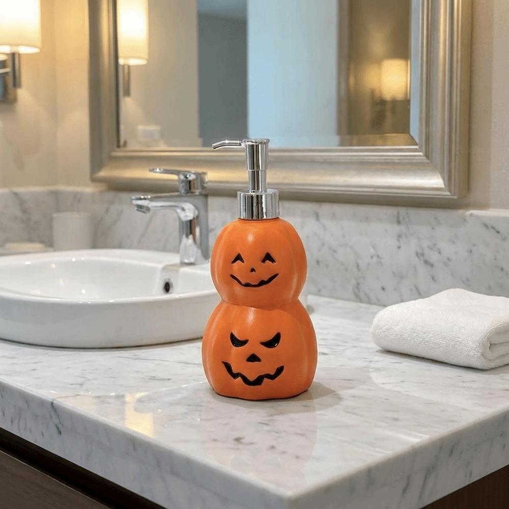 Refillable Ghost Face Pumpkin Lotion Bottle Portable Hand Sanitizer Bottle Travel