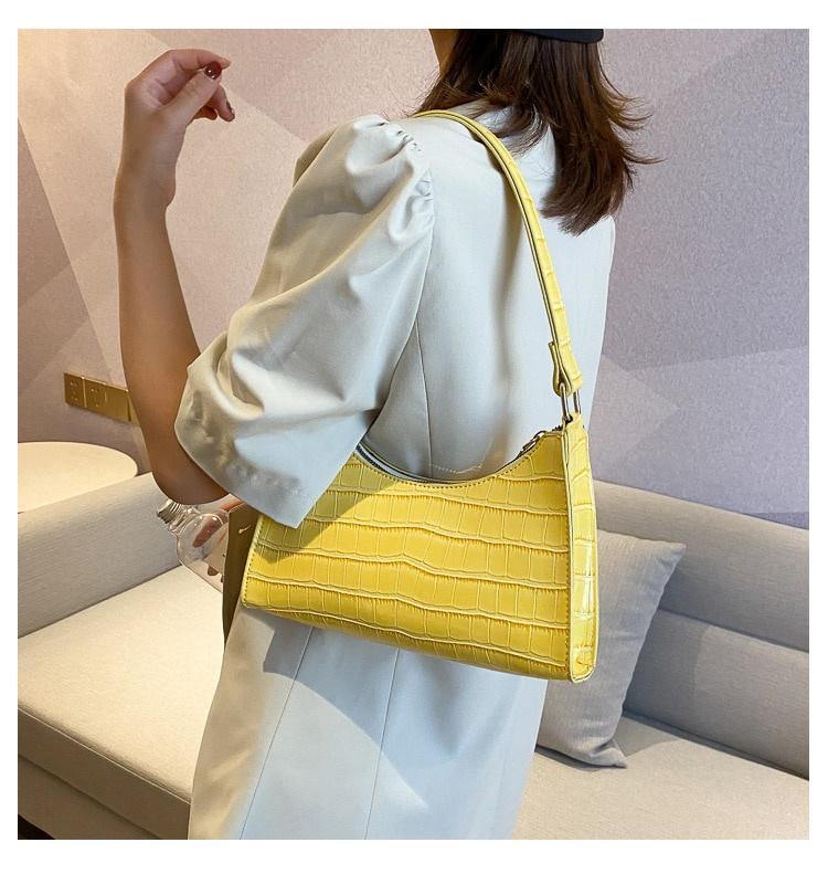 Fashion Exquisite Shopping Bag Retro Casual Women Totes Shoulder Bags Female Leather Solid Color Chain Handbag for Women