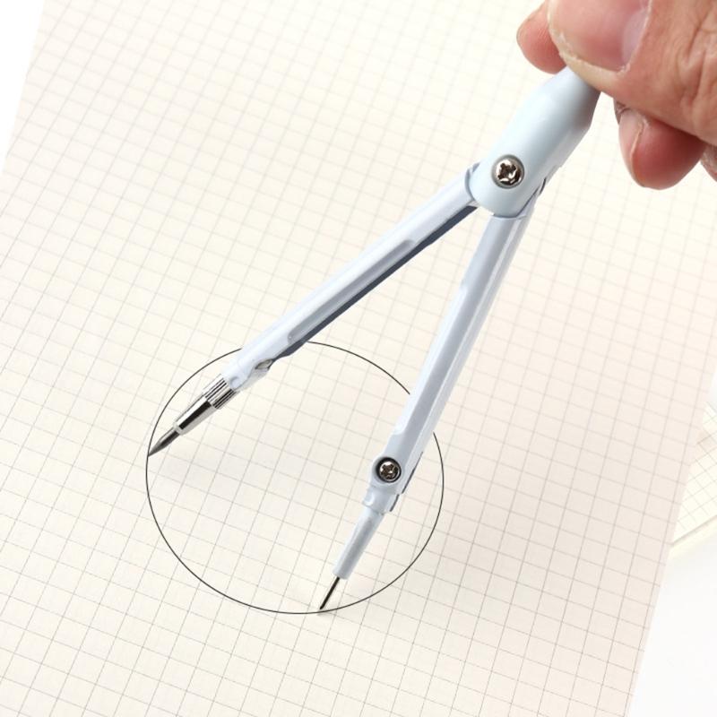 Многофункциональный циркуль для рисования, математический и геометрический канцелярский инструмент, циркуль 3 в 1, геометрическая линейка с набором карандашей