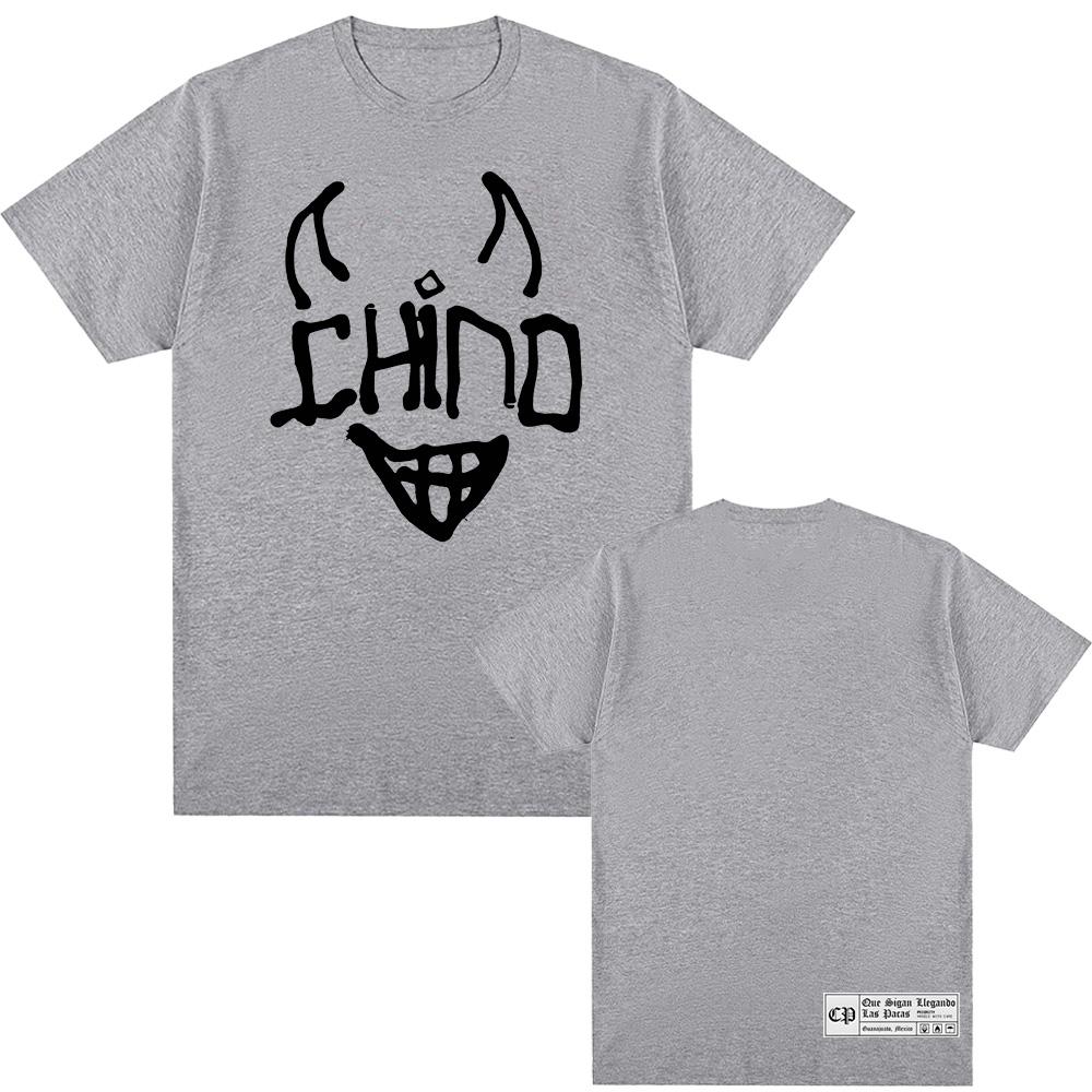Chino Pacas - Футболка с графическим принтом DEVIL TEE в стиле хип-хоп и винтаж, летняя футболка с коротким рукавом в стиле Харадзюку, 100% хлопок.