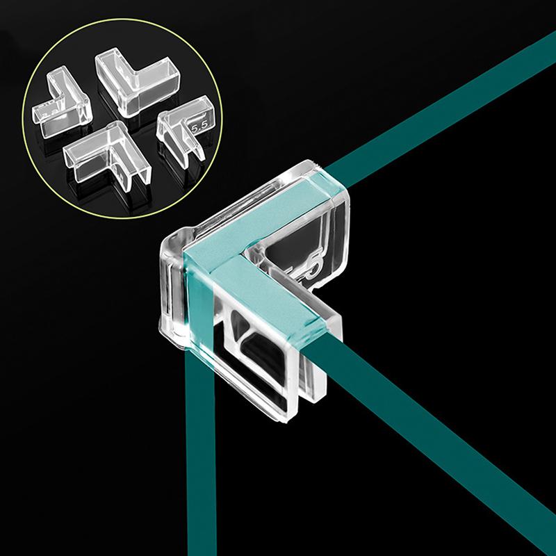 4 шт./компл. силиконовый прозрачный клей для защиты углов аквариума от столкновений