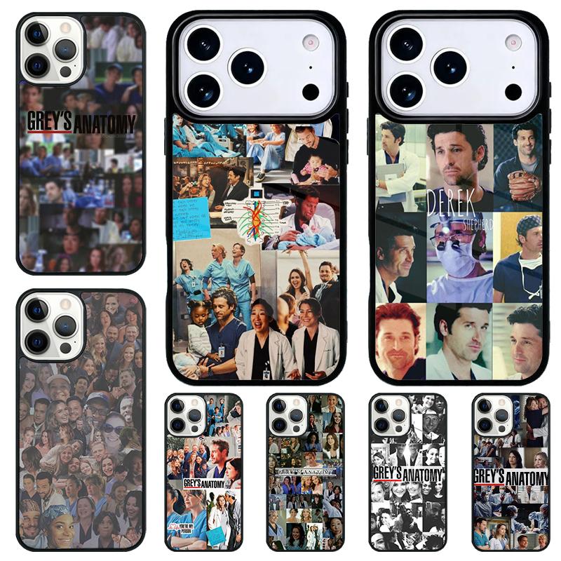 Чехол для телефона Дерек Шепард Анатомия страсти для iPhone 17 Air 16 15 11 12 14 13 Pro Max Ударопрочный чехол