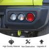 Car Tail Light Trim Decoration Cover for Suzuki Jimny 2019 2020 2021 2022 2023 Exterior Accessories, ABS Black