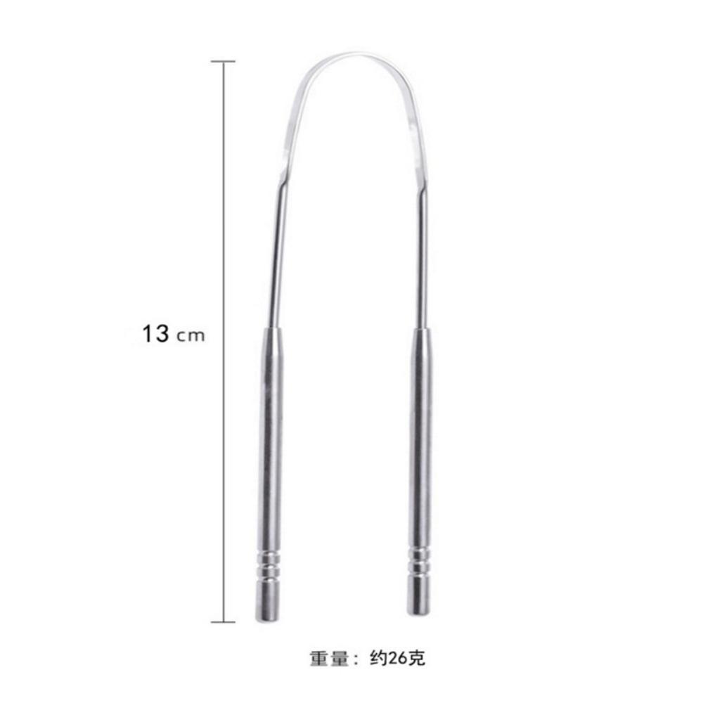 Toothbrushes Bad Breath Care Stainless Steel Oral Hygiene Tongue Scraper  Cleaner Dental Cleaning