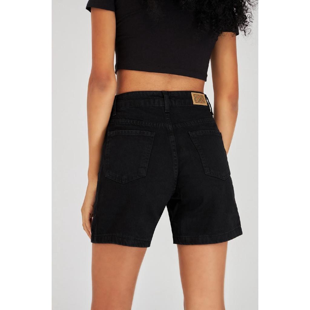 Женские джинсовые шорты Jean Stone Color с высокой талией