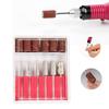 6Pcs Nail Drill Bit Apparatus For Manicure Polishing Set Smoothing Polisher Cutter Nail Art Tools