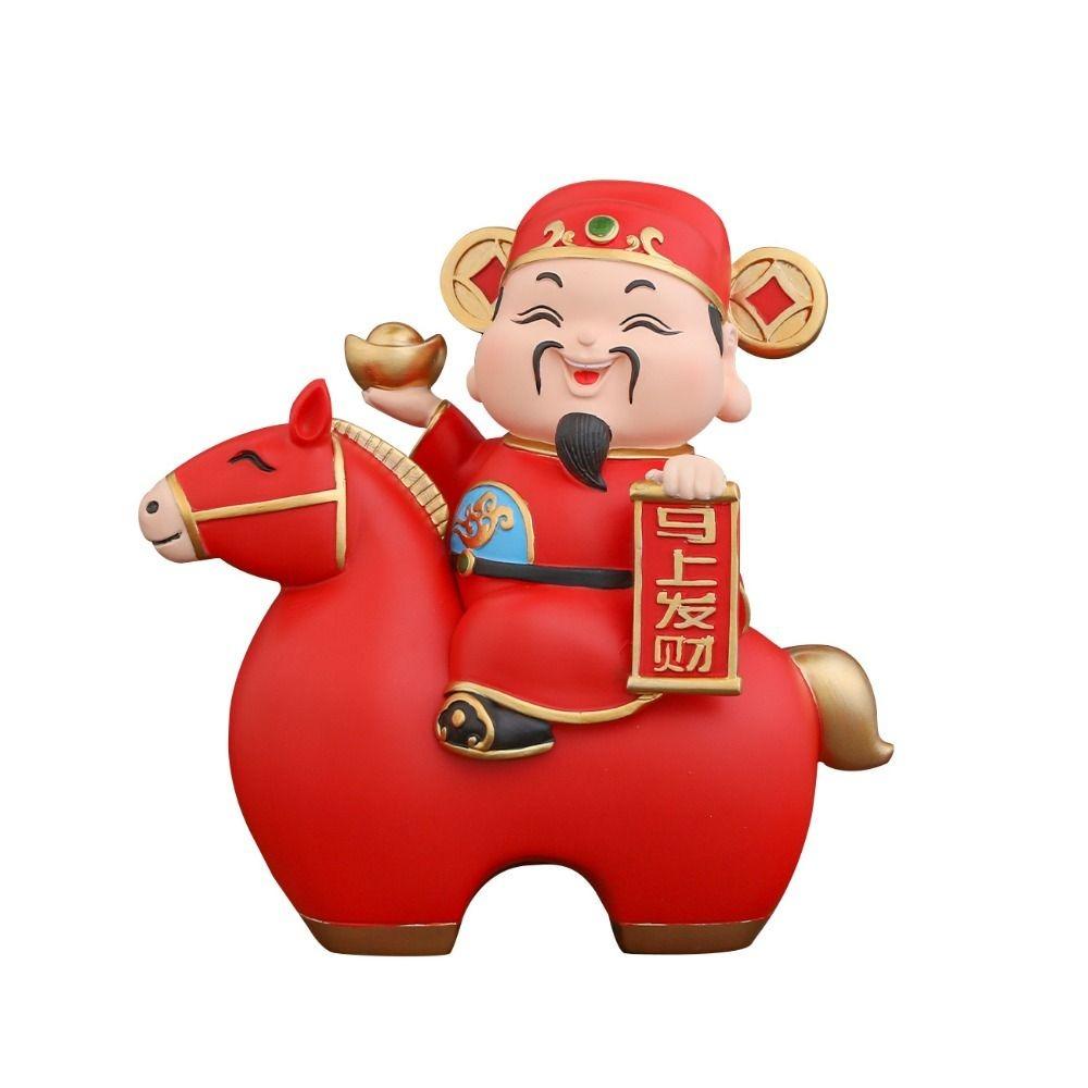 Новые фигурки лошадей в китайском стиле, декоративное украшение, счастливый талисман, бог богатства, символ богатства, дизайн года лошади